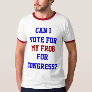 Camiseta Votar No Meu Congresso Sapo Citação Engraçada De P