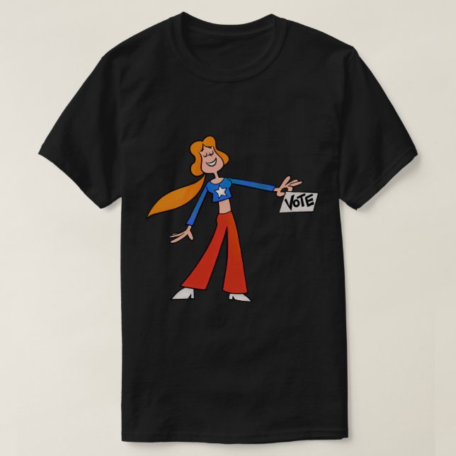 Camiseta VOTAR! T-Shirt Clássico (Frente do Design)