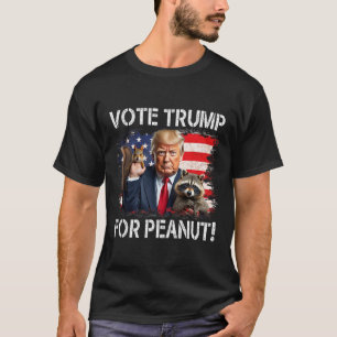 Camiseta Votar Trump No Peanut O Esquilo 2