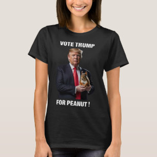 Camiseta Votar Trump No Peanut O Esquilo 3