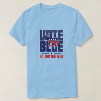 Camiseta Vote Azul Não Importa Que T-Shirt