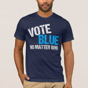 Camiseta Vote Azul Não Importa Quem