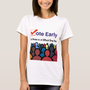 Camiseta Vote com Antecedência Pessoalmente 2026