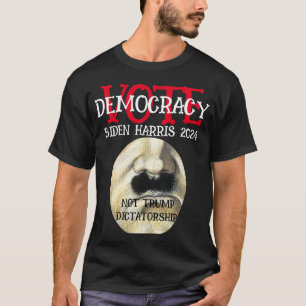 CAMISETA VOTE DEMOCRACIA NÃO DITADURA 2024