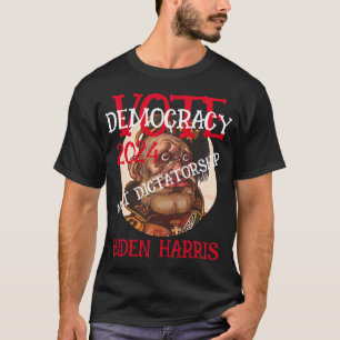 CAMISETA VOTE DEMOCRACIA NÃO DITADURA 2024
