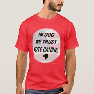 Camiseta Vote Dog com Bandeira Americana