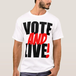 Camiseta Vote e viva