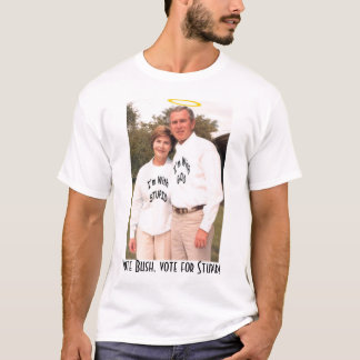 Camiseta Vote em Bush, Vote em estúpido!