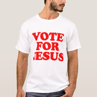 Camiseta Vote em Jesus Cristão Engraçado