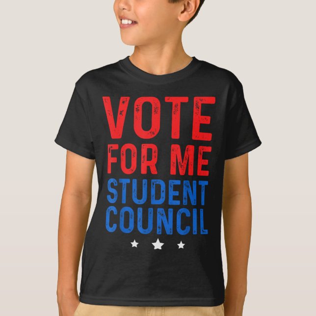 Camiseta Vote For Me Student Council  (Frente)