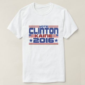 Camiseta Vote Hillary Clinton Tim Kaine em 2016