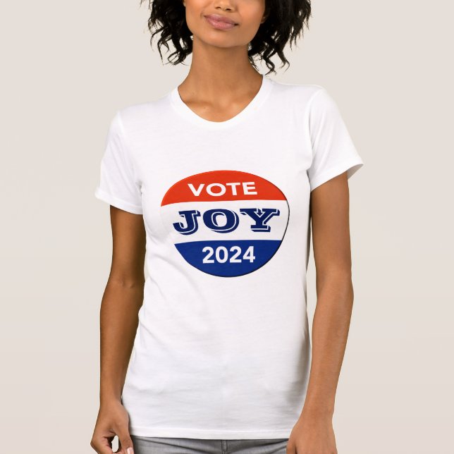 Camiseta Vote Joy 2024 Harris Walz (Frente)