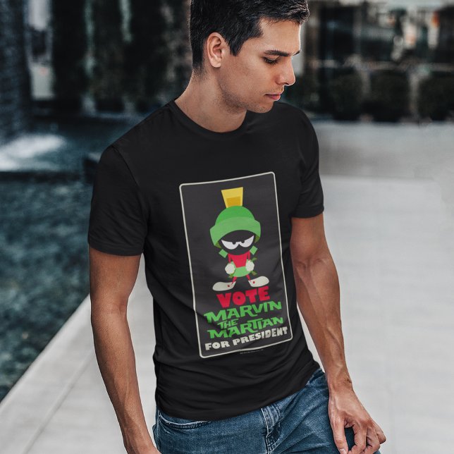 Camiseta Vote MARVIN THE MARTIAN™ para presidente (Criador carregado)