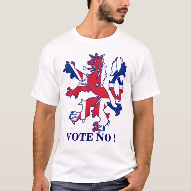 Camiseta Vote não à independência escocesa (Frente)