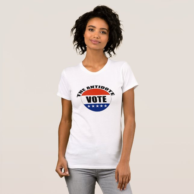 Camiseta VOTE - O ANTÍDOTO (Frente Completa)