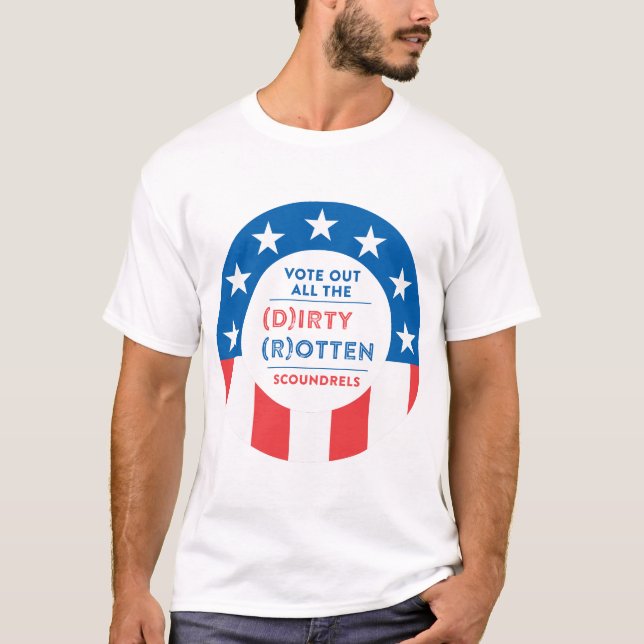 Camiseta Vote-os para fora! (Frente)