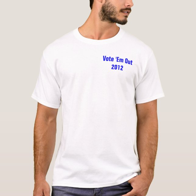 Camiseta Vote-os para fora em 2012 (Frente)