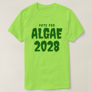 Camiseta Vote Para Algas 2028 Verde