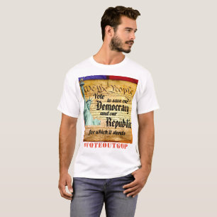 Camiseta Vote para salvar nossa democracia e nossa