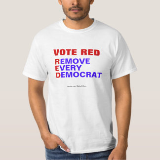 Camiseta Vote Red Remove Todo Democrata T-Shirt