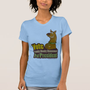 Camiseta Vote Scooby Dooby Doo para Presidente