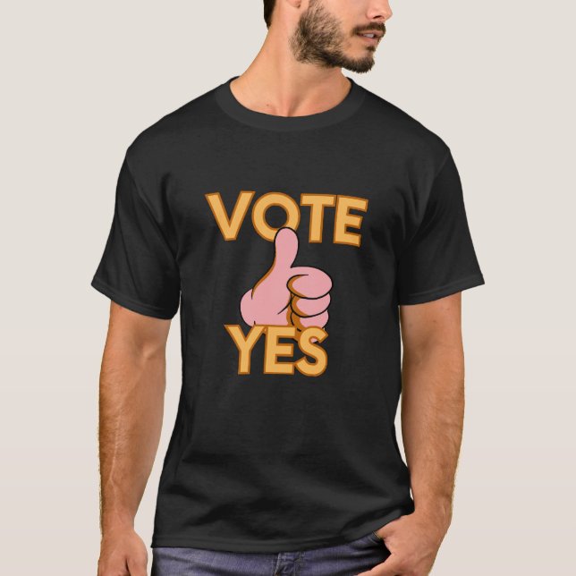 Camiseta Vote sim  (Frente)