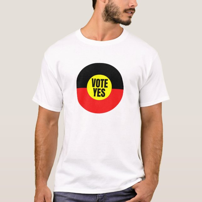 Camiseta Vote Sim Para A Voz No Parlamento (Frente)