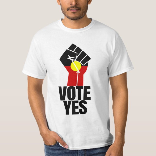 Camiseta Vote Sim Para A Voz - Vote Sim Austrália (Frente)