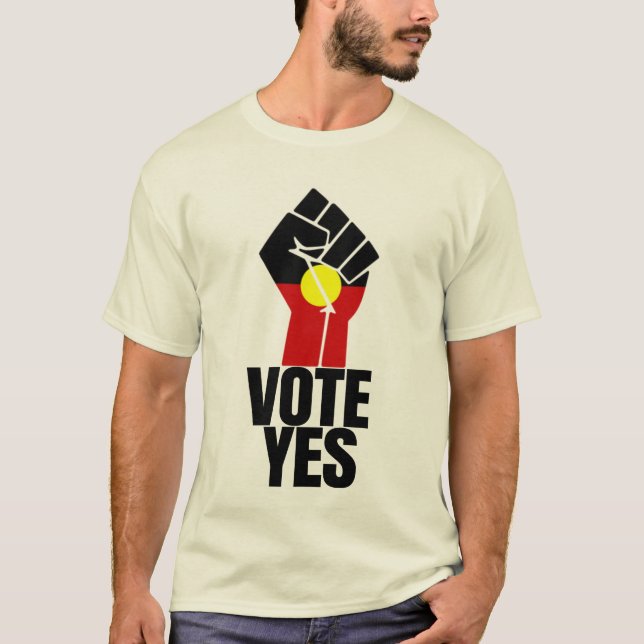 Camiseta Vote Sim Para A Voz - Vote Sim Austrália (Frente)