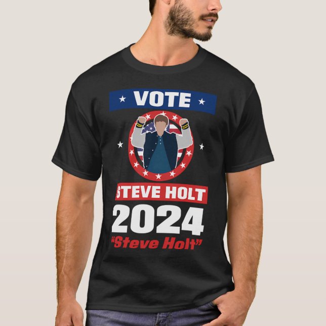 Camiseta Vote Steve Holt 2024 (Frente)