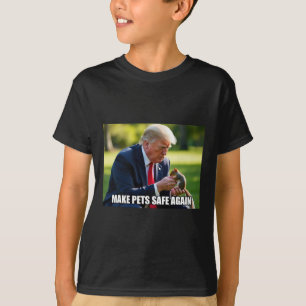 Camiseta Vote Trump Mega Torne Os Animais Seguros Novamente