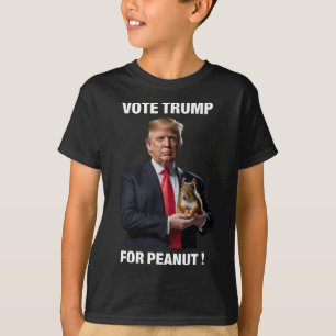 Camiseta Vote Trump Para Peanut O Esquilo 3
