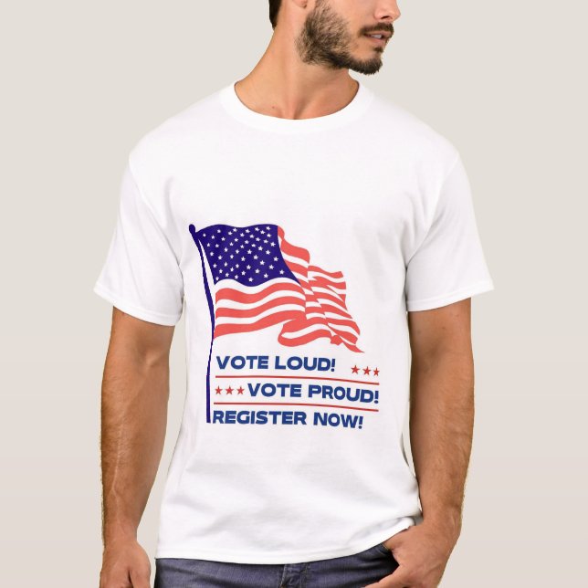 Camiseta Vote usa (Frente)
