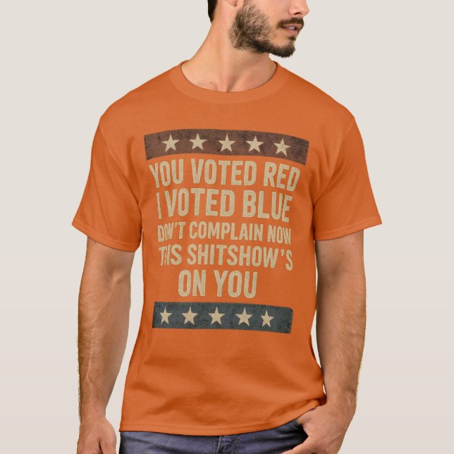 Camiseta Votei Red I Votei Blue (Frente)