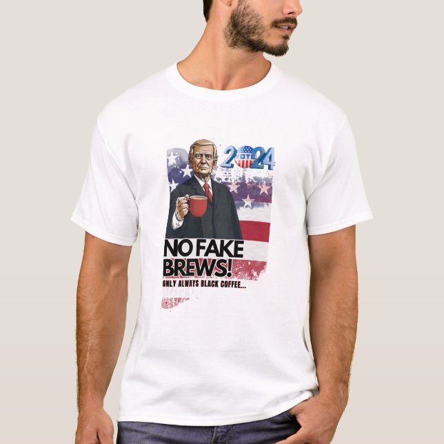 Camiseta Votem No Fake Brews 2024! (Frente)