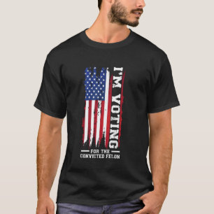 Camiseta Voto a favor do criminoso Presidente
