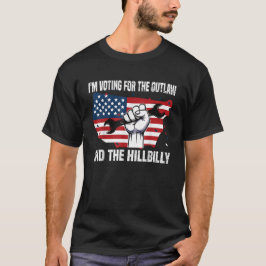 Camiseta Voto a favor do Outlaw e do Hillbilly