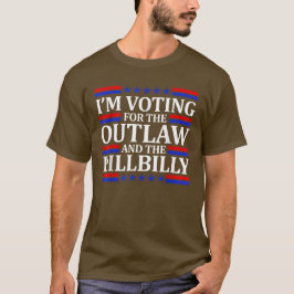Camiseta Voto a favor do Outlaw e do Hillbilly 2024