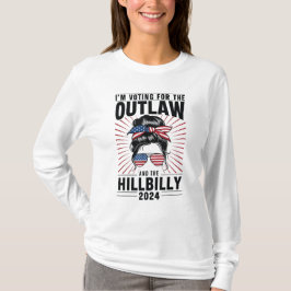 Camiseta Voto a favor do Outlaw e do Hillbilly 2024
