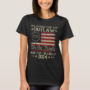 Camiseta Voto A Favor Do Outlaw E Do Hillbilly Electi