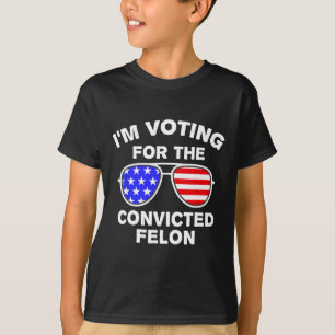 Camiseta Voto Contra o Felon Condenado