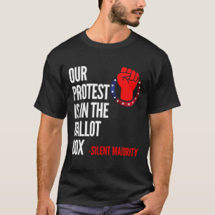 Camiseta Voto da Maioria Silenciosa em Nosso Protesto Pacif