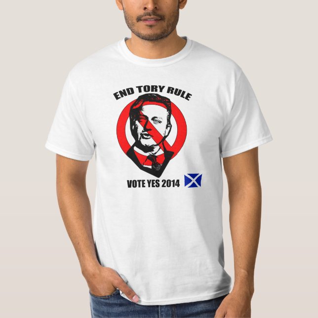 Camiseta Voto da regra do Tório da extremidade sim para a (Frente)