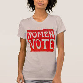 Camiseta Voto das mulheres - vermelho Raging