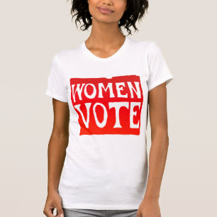 Camiseta Voto das mulheres - vermelho Raging