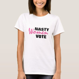 Camiseta Voto de mulher desagradável