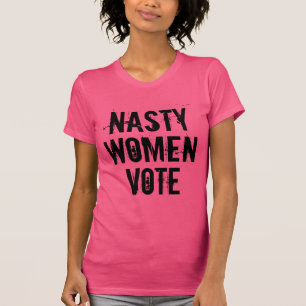 Camiseta Voto desagradável das mulheres: T-shirt 2016