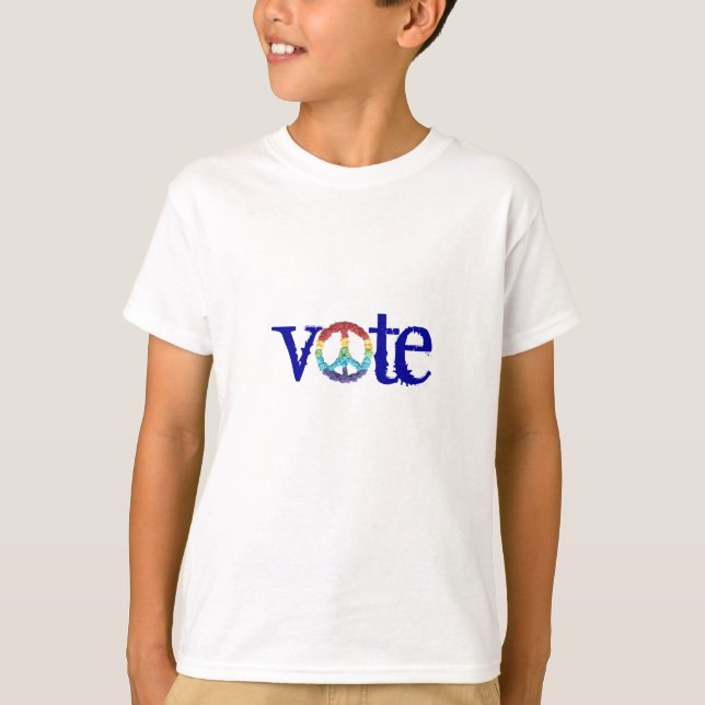 Camiseta "Voto" Gráficos de Karate Kat (Frente)