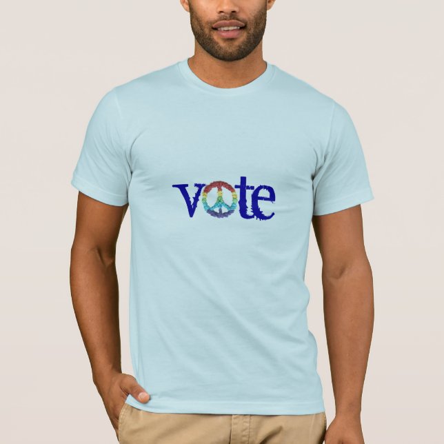 Camiseta "Voto" Gráficos de Karate Kat (Frente)