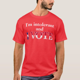 Camiseta Voto intolerante - obscuridade